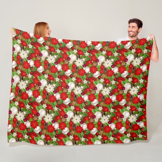 Happy Holidays Fleece Blanket (Beispiel)