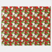 Happy Holidays Fleece Blanket (Vorderseite (Horizontal))