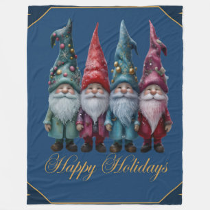 Happy Holidays Fleecedecke
