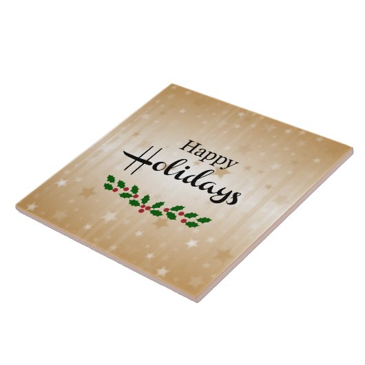 Happy Holidays Fliese (Seite)