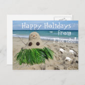 Happy Holidays Florida Weihnachten Snowman Sandman (Vorne/Hinten)