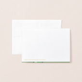 Happy Holidays Folienkarte (Rückseite mit Umschlag)