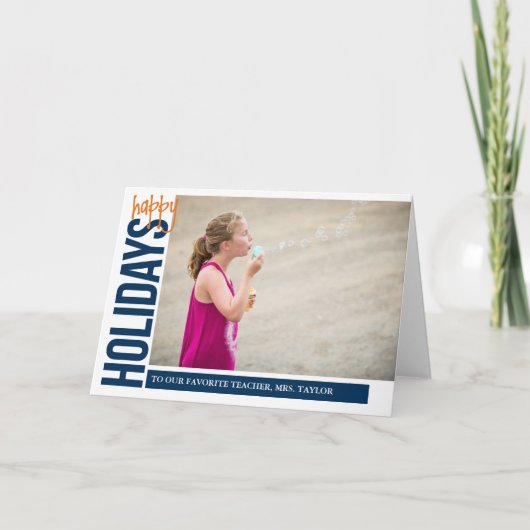 Happy Holidays for you Feiertagskarte (Vorderseite)