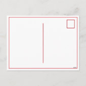 Happy Holidays Foto Buffalo Karierte Postkarte (Rückseite)