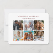 Happy Holidays Foto Collage Weihnachten (Vorderseite)