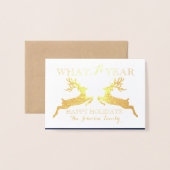 Happy Holidays Foto Family Collage Editierbare Far Folienkarte (Vorderseite mit Umschlag)