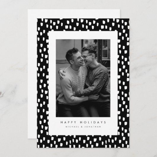 HAPPY HOLIDAYS | Foto hinzufügen (Vorne/Hinten)