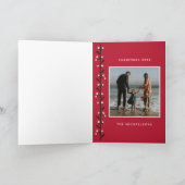 Happy Holidays | Foto hinzufügen Karte (Innenseite)