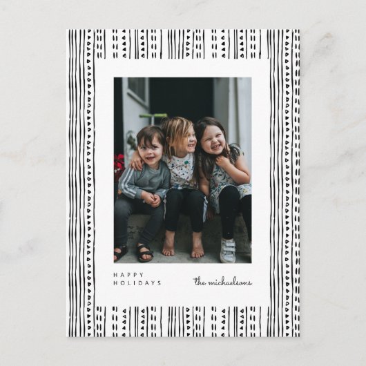 HAPPY HOLIDAYS | Foto Postkarte hinzufügen (Vorderseite)