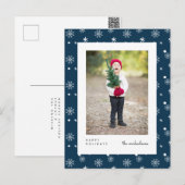 HAPPY HOLIDAYS | Foto Postkarte hinzufügen (Vorne/Hinten)