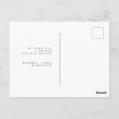 HAPPY HOLIDAYS | Foto Postkarte hinzufügen (Rückseite)