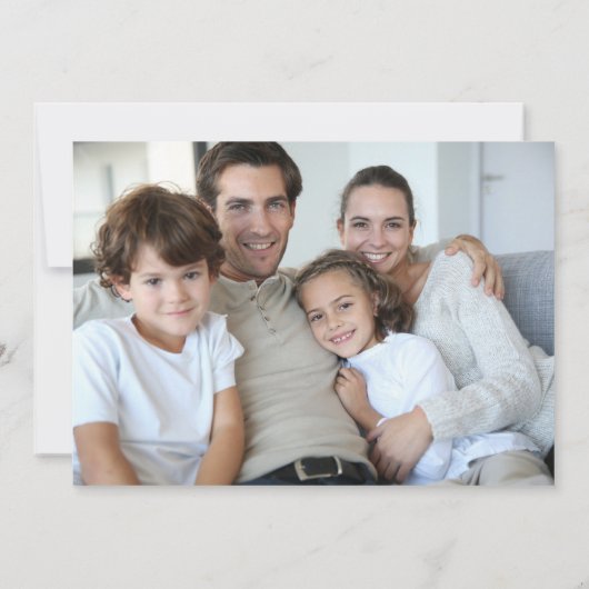 Happy Holidays Foto Red (Rückseite)