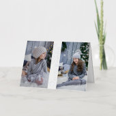 Happy Holidays Foto Weihnachten (Vorderseite)