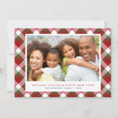 Happy Holidays Foto Weihnachten (Vorderseite)