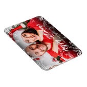 Happy Holidays Foto Weihnachtsfolien Magnet (Rechte Seite)