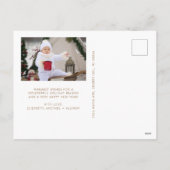 Happy Holidays Foto White Gold Weihnachten (Rückseite)