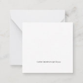 Happy Holidays Fox im Wald Mitteilungskarte (Rückseite)