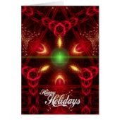 Happy Holidays Fraktal Weihnachten (Vorne)