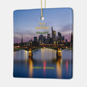 Happy Holidays, Frankfurt Bridge, Keramikornament (Links)