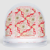 HAPPY HOLIDAYS | Frieden und Liebe | Weihnachtsste Schneekugeln (Vorderseite)