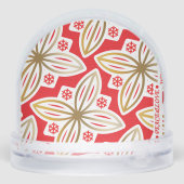 HAPPY HOLIDAYS | Frieden und Liebe | Weihnachtsste Schneekugeln (Rückseite)