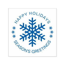 Happy Holidays Frohe Festtage anpassbar Permastempel