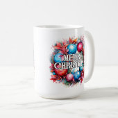 Happy Holidays | Frohe Weihnachten Kaffeetasse (VorderseiteRechts)