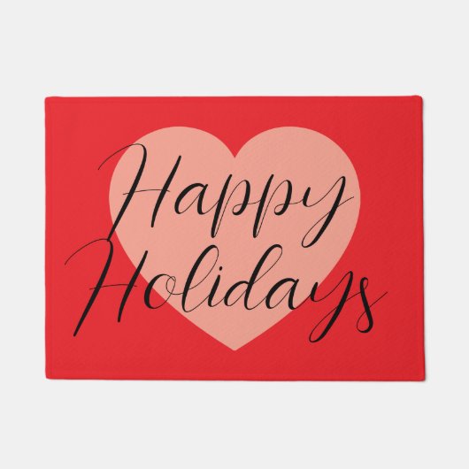 Happy Holidays Frohe Weihnachten Weihnachten Urlau Fußmatte (Vorderseite)