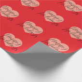 Happy Holidays Frohe Weihnachten Weihnachten Urlau Geschenkpapier (Ecke)