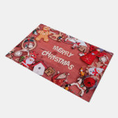 Happy Holidays | Frohe Weihnachtsfeier Fußmatte (Schrägansicht)