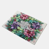 Happy Holidays | Frohe Weihnachtsfeier Fußmatte (Schrägansicht)