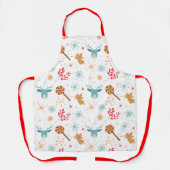 Happy Holidays | Frohe Weihnachtslustigkeit Schürze (Vorderseite)