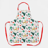 Happy Holidays | Frohe Weihnachtslustigkeit Schürze (Vorderseite)