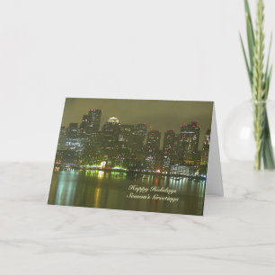 Happy Holidays from Boston Card Feiertagskarte