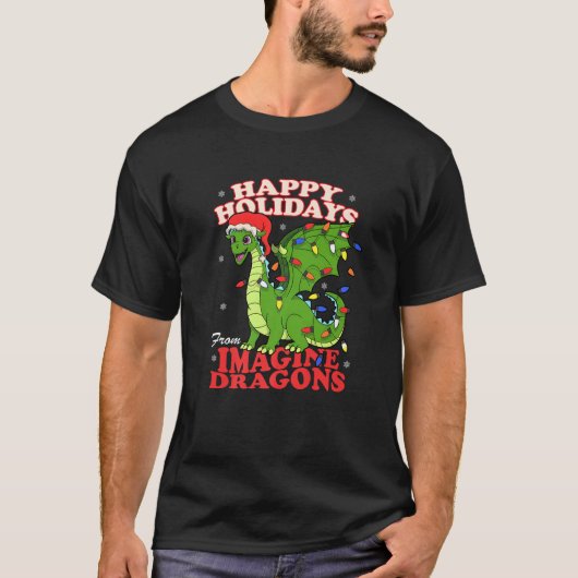 Happy Holidays From Imagine Dragons Premium T-Shirt (Vorderseite)