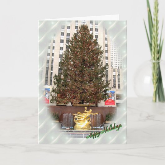 Happy Holidays from NY Card Feiertagskarte (Vorderseite)