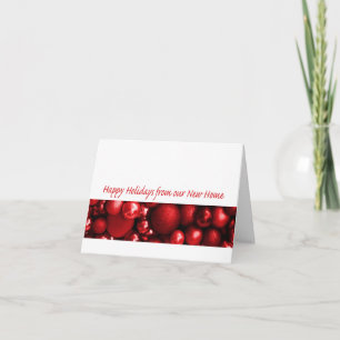 Happy Holidays from our new home Feiertagskarte