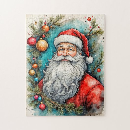 Happy Holidays From Santa Claus Puzzle (Vertikal)