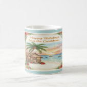 'Happy Holidays from the Caribbean' Mug Kaffeetasse (Mittel)
