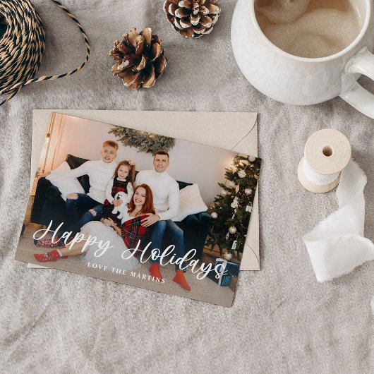 Happy Holidays Fun Script Foto