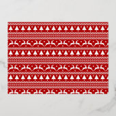 Happy Holidays Fun Script Foto Card Folieneinladung (Rückseite)