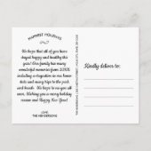 Happy Holidays Funny Zoom Quarantine Foto Collage Postkarte (Rückseite)