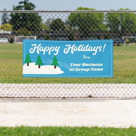 Happy Holidays für Parade oder Show Banner (Insitu)