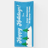 Happy Holidays für Parade oder Show Banner (Vertikal)