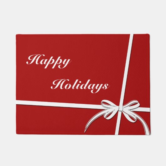 Happy Holidays Fußmatte (Vorderseite)