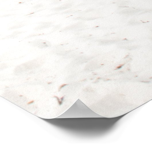 Happy Holidays gehen an Strand Poster (Ecke)