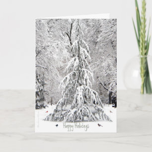 Happy Holidays: Genießen Sie die einfachen Pleasur Feiertagskarte