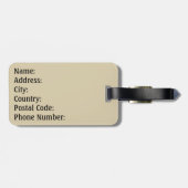 Happy Holidays Gepäckanhänger (Rückseite horizontal)