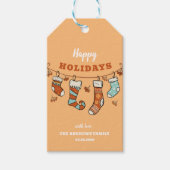 Happy Holidays Geschenkanhänger (Vorderseite)