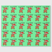 Happy Holidays Geschenkpapier (Flach)